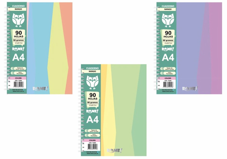 (96529) CUAD.T/D R A4 73284 COLORS 90H= - CUADERNOS/LIBRETAS/REPUESTOS - CUADERNOS UNIVERSITARIOS