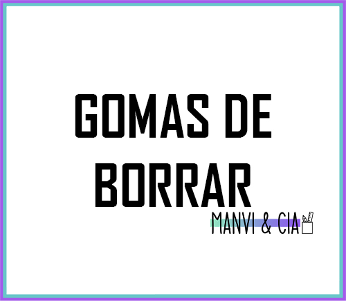 GOMAS DE BORRAR
