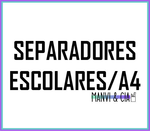 SEPARADORES ESCOLARES/A4